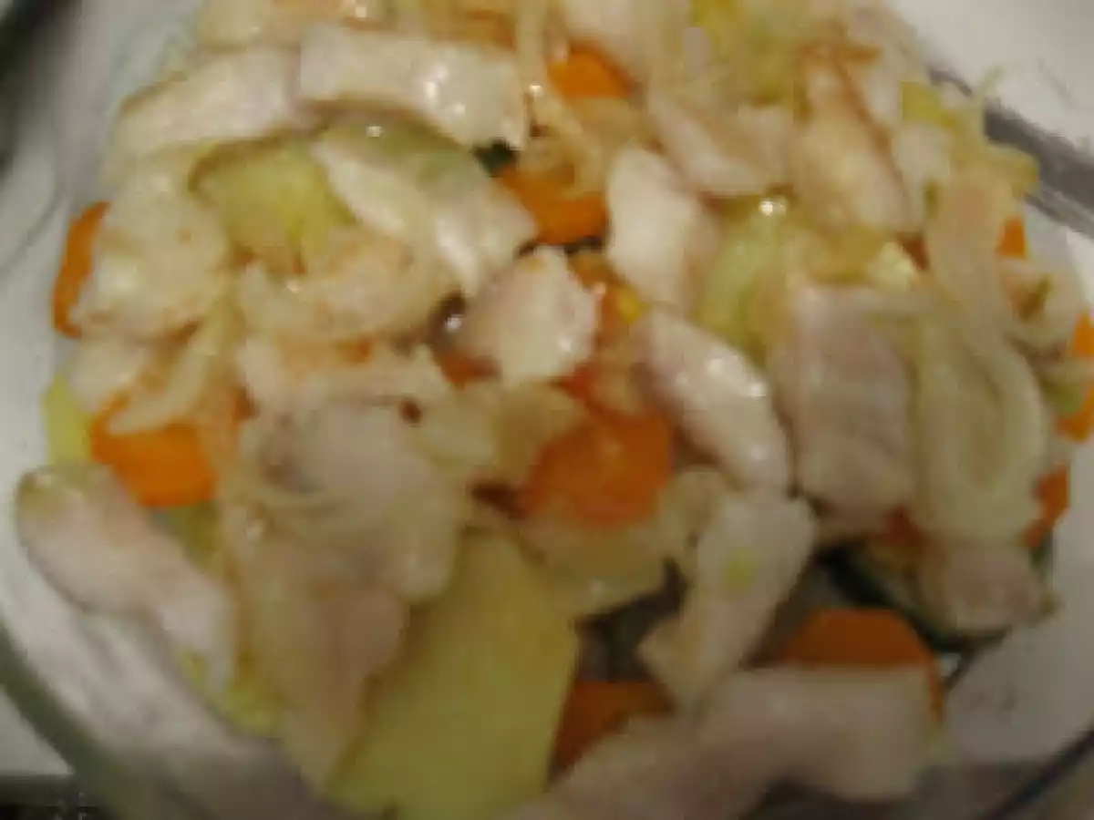 Musaca cu peste - pentru copii - poza 3