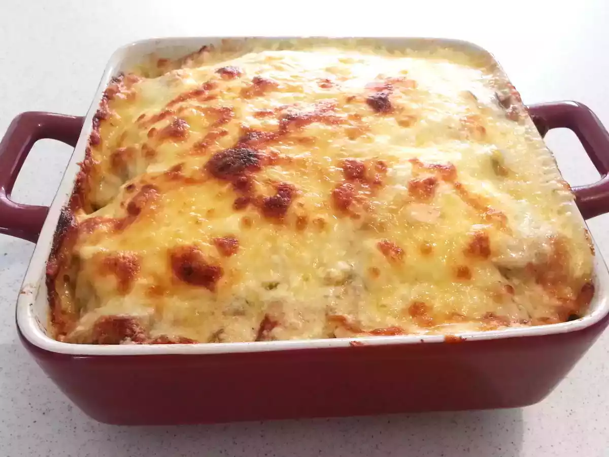 Musaca de cartofi si pui