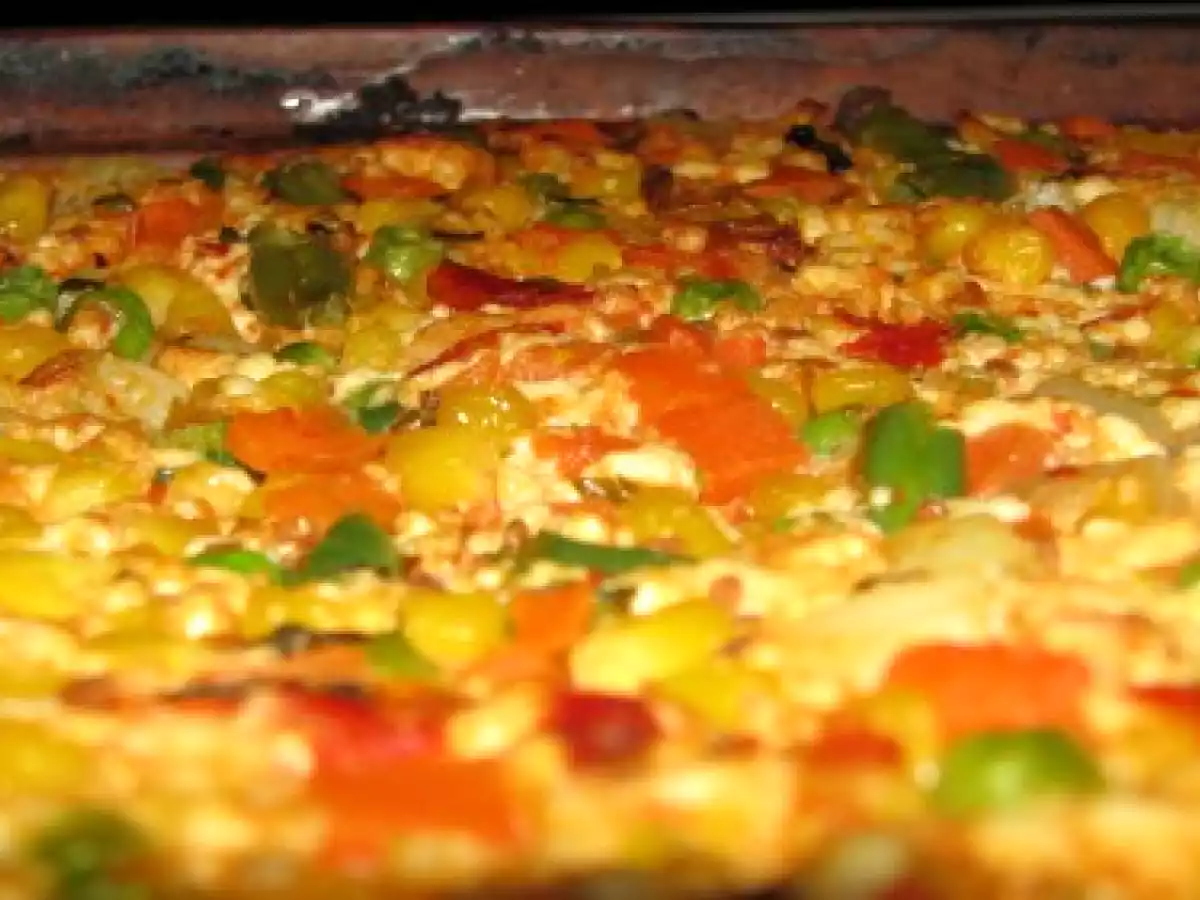 Muschi de porc afumat si pulpe superioare de pui cu legume mexicane si branza - poza 11