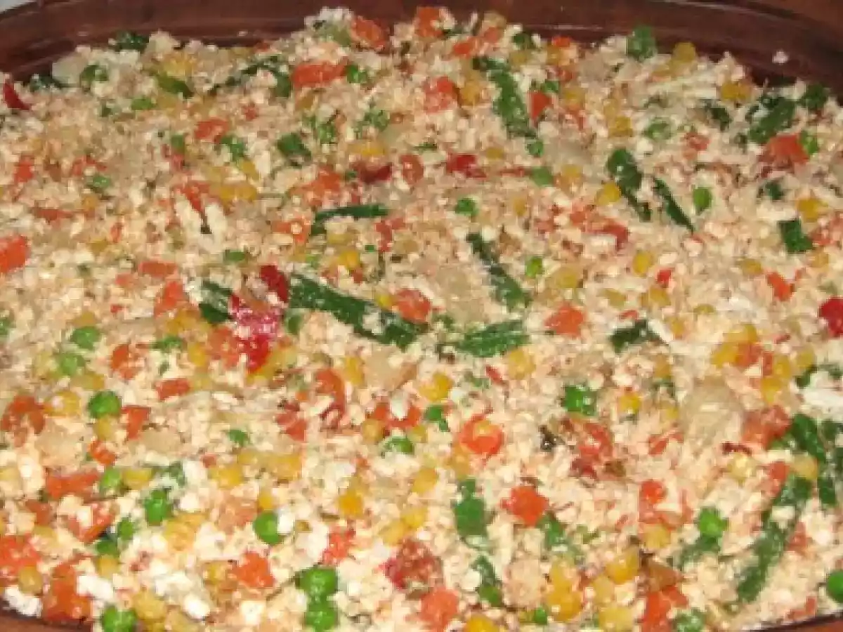 Muschi de porc afumat si pulpe superioare de pui cu legume mexicane si branza - poza 12