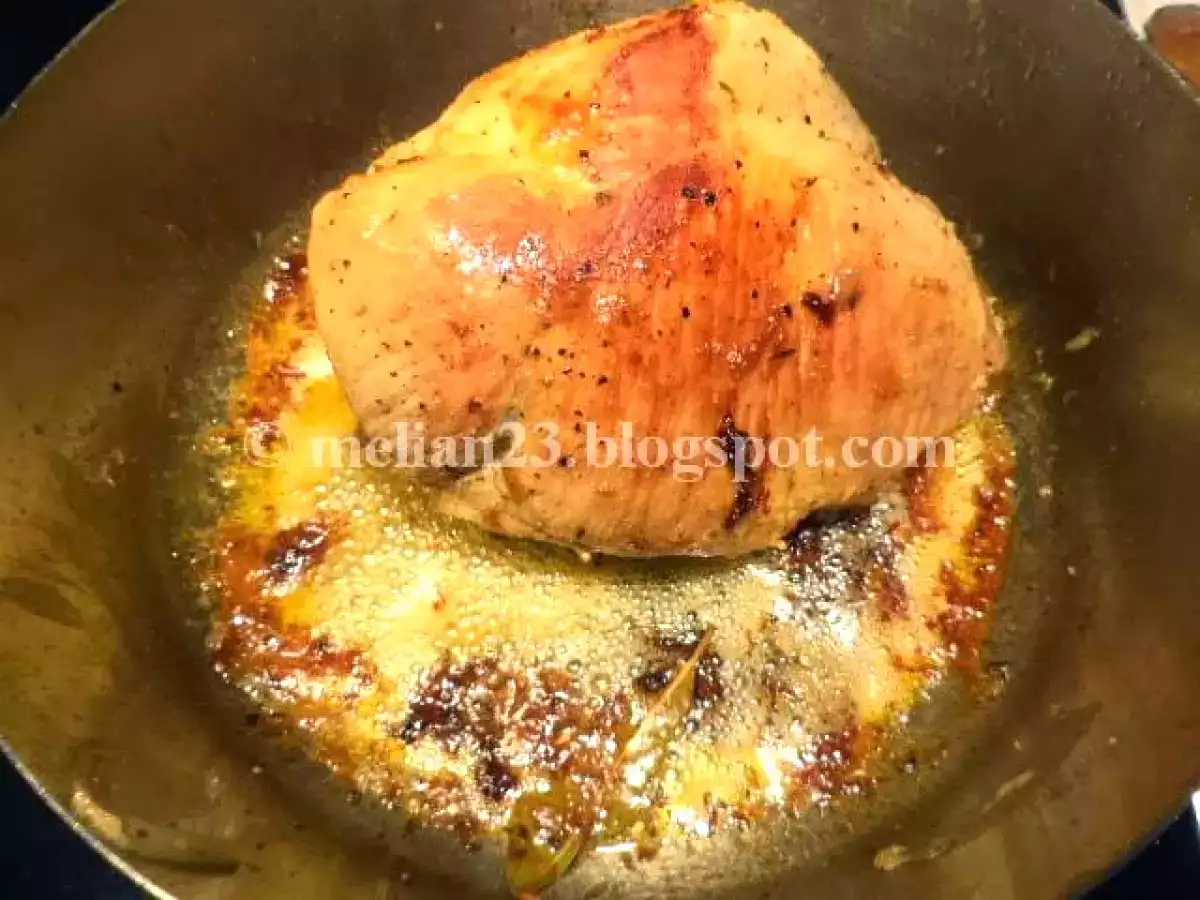 Muschi de porc cu sos de mustar - poza 3