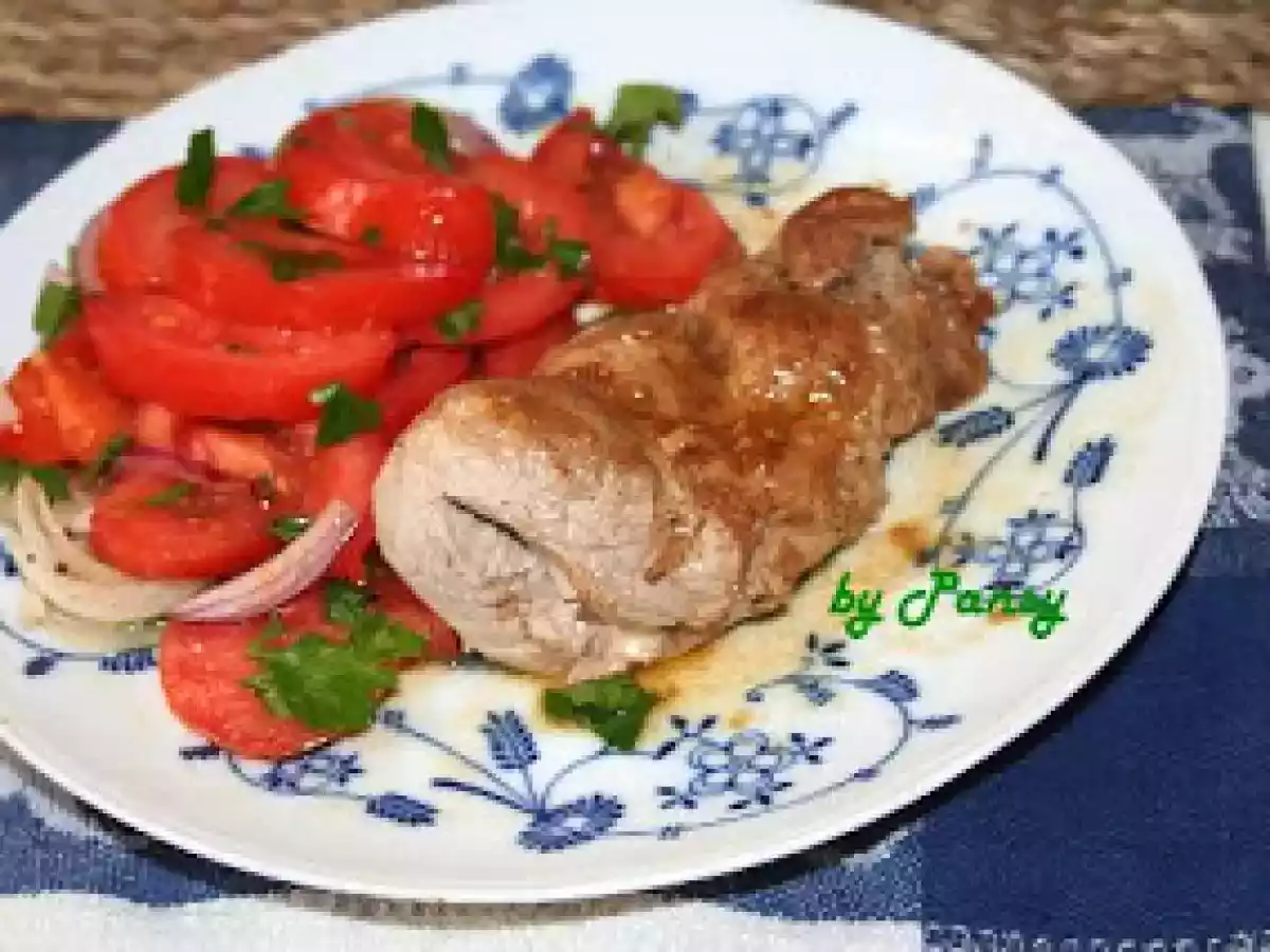 Muschiulet de porc umplut cu gorgonzola