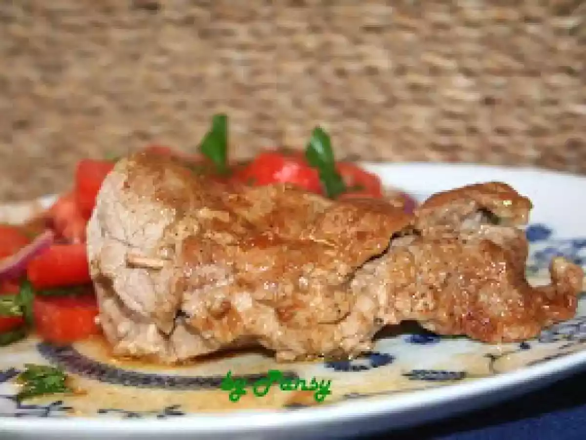 Muschiulet de porc umplut cu gorgonzola - poza 3