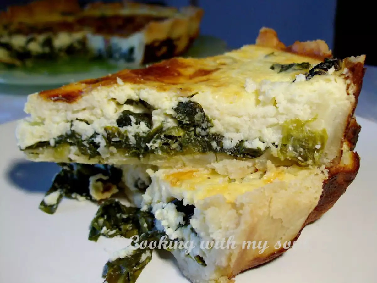My petit-chef and I: Quiche cu leurda si branza de burduf - poza 2