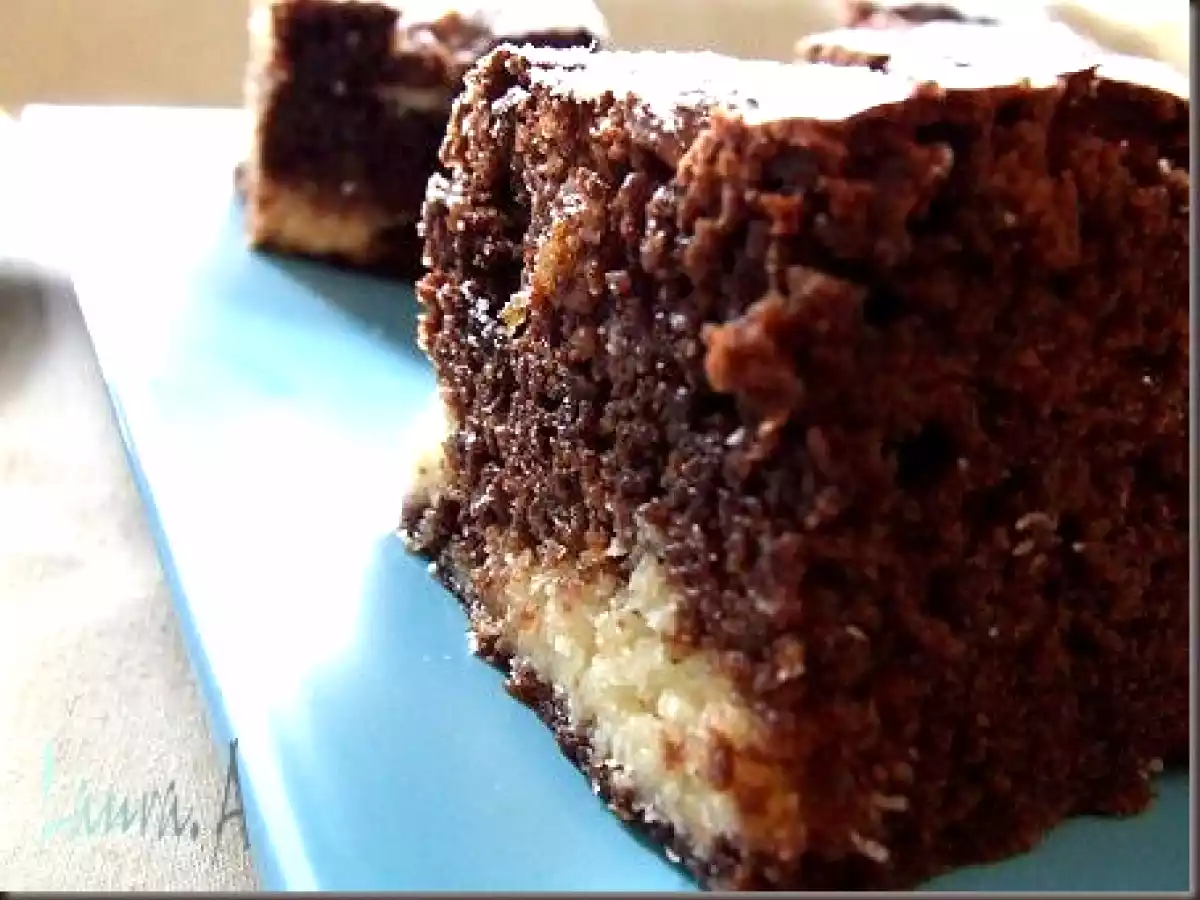 Negresa cu inima de cocos si migdale - poza 7