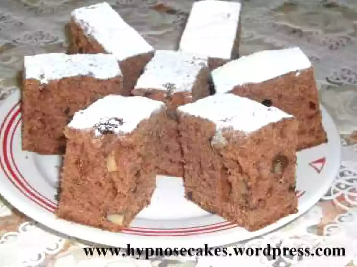 Negresa cu nuci si stafide