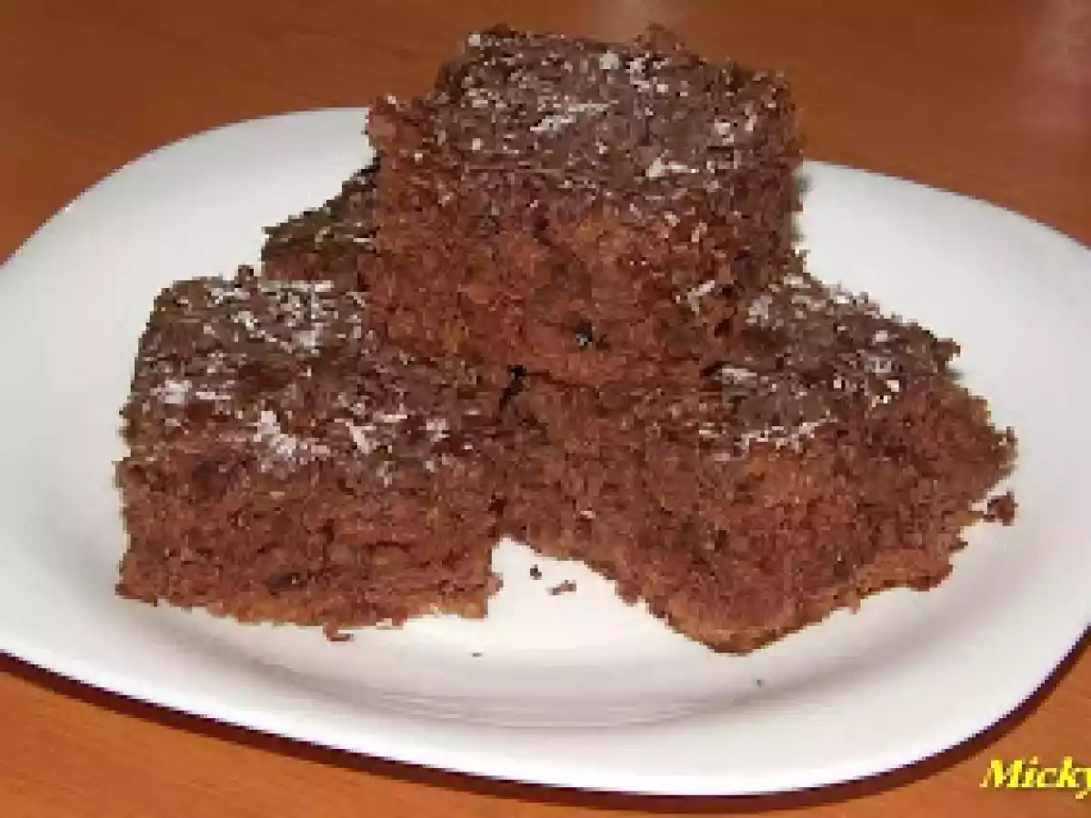 Negresa de post cu multa ciocolata