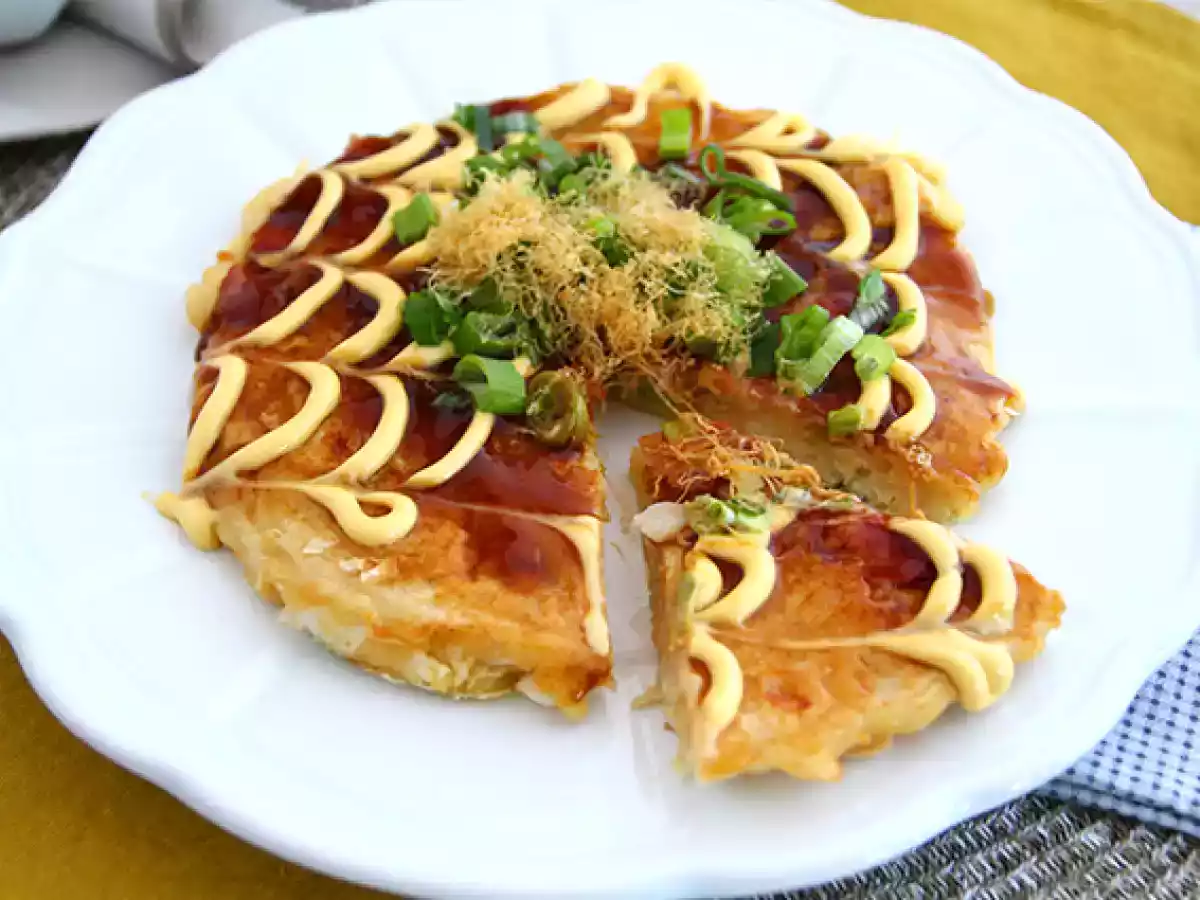 Okonomiyaki - omleta japoneza - poza 4
