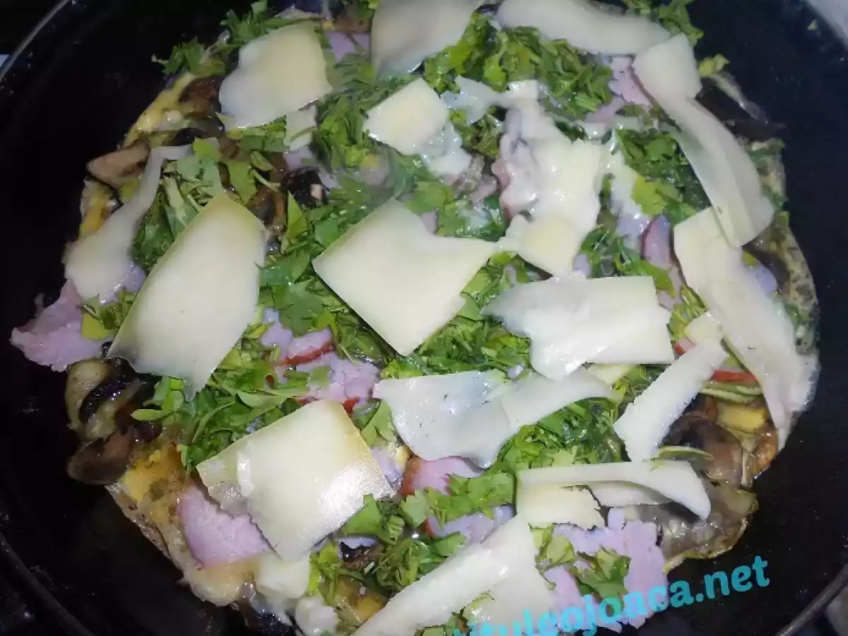 Omleta cu blat de legume - poza 3