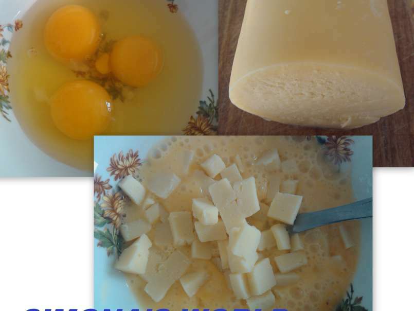 Omleta cu carnati si branza de burduf - poza 2