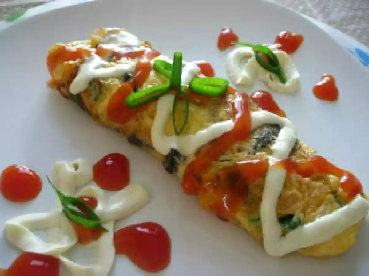 Omleta cu cascaval - poza 2