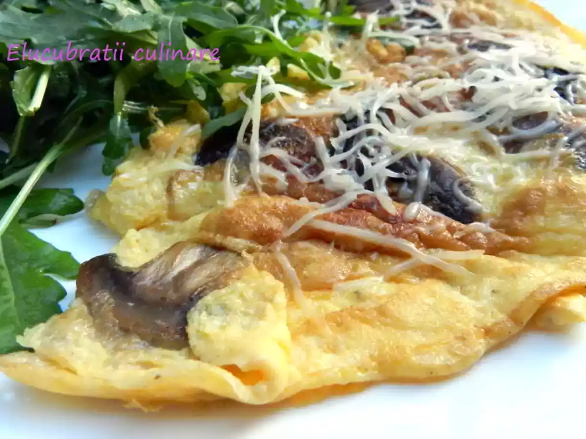 Omletă cu ciuperci
