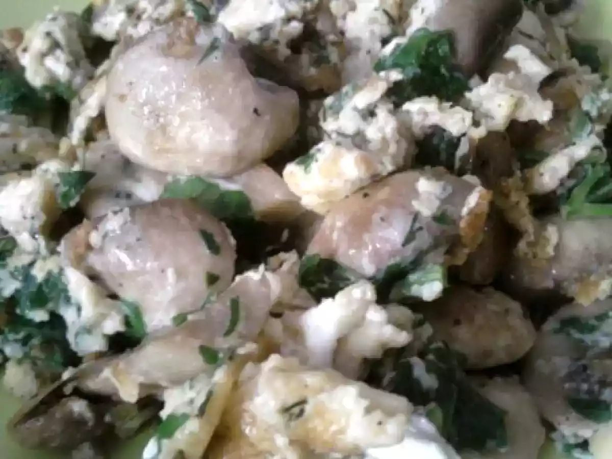 Omleta cu ciuperci si usturoi - poza 2