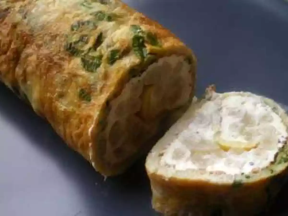 Omleta cu crema de branza si sparanghel - poza 3