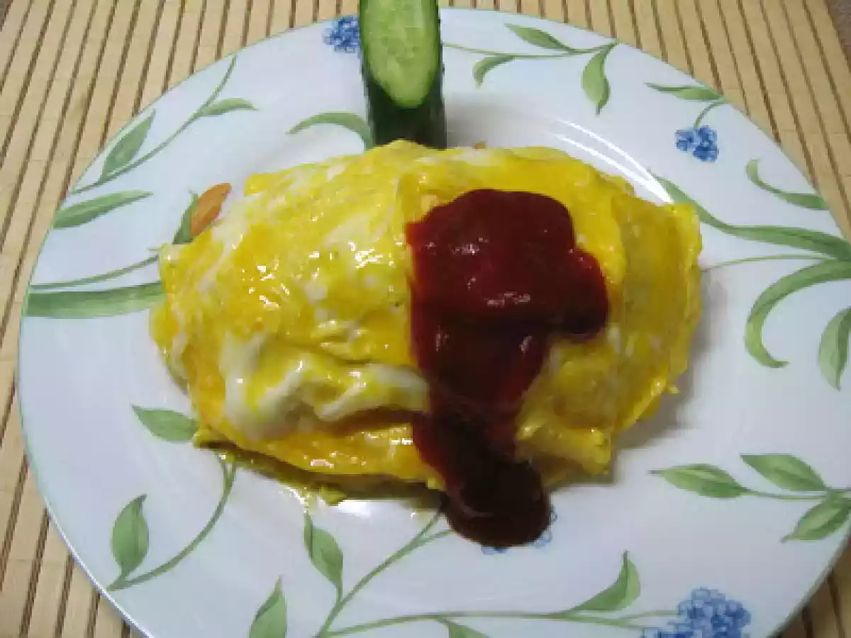 Omleta cu orez (Omu raisu) - poza 7