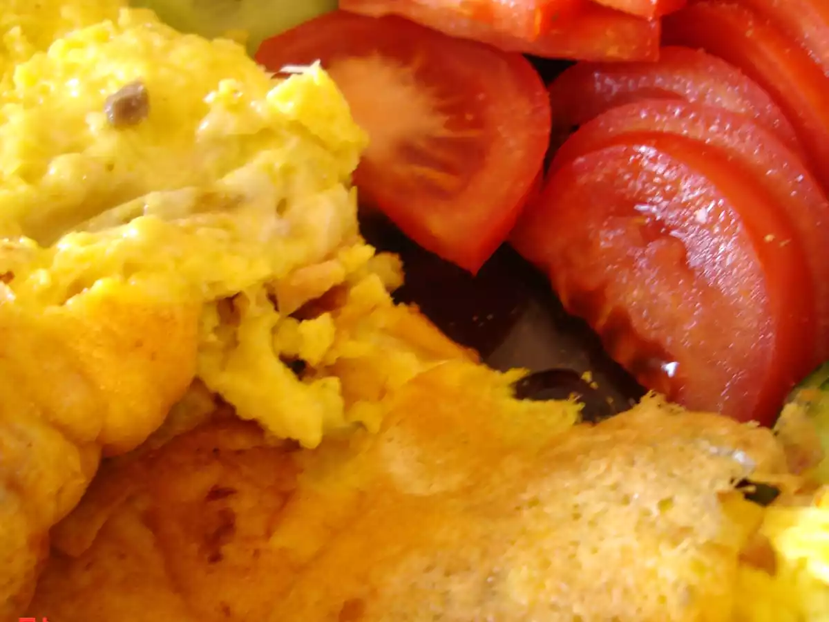 Omleta cu somon afumat - poza 3