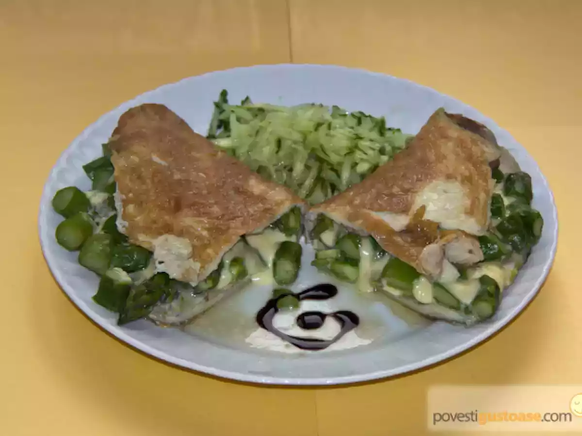 Omleta cu sparanghel