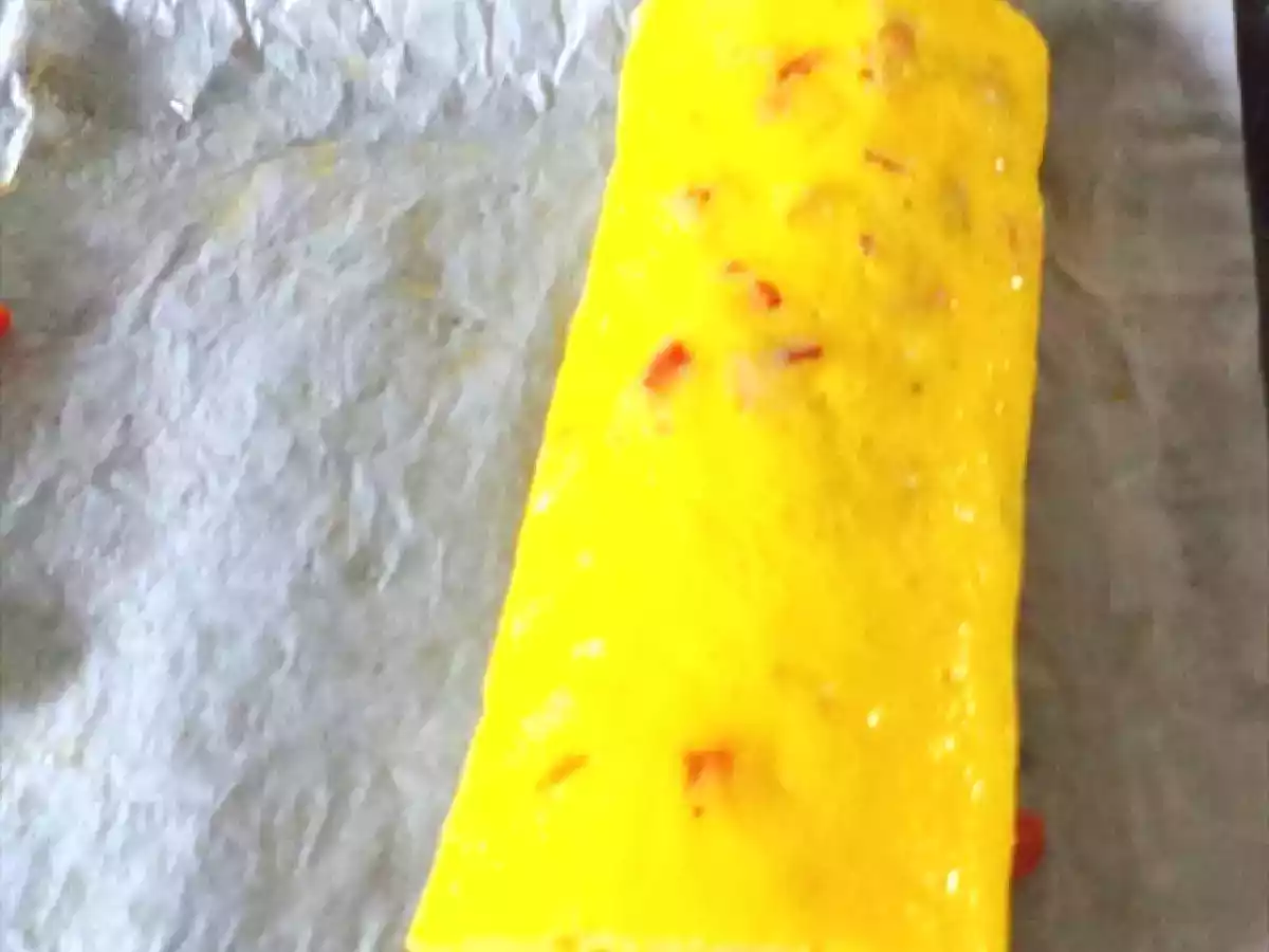 Omleta rulata cu ardei - poza 3