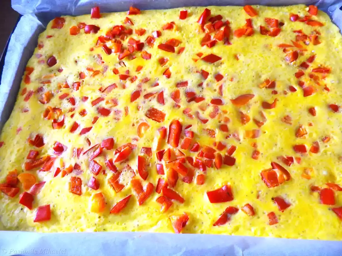 Omleta rulata cu ardei - poza 4