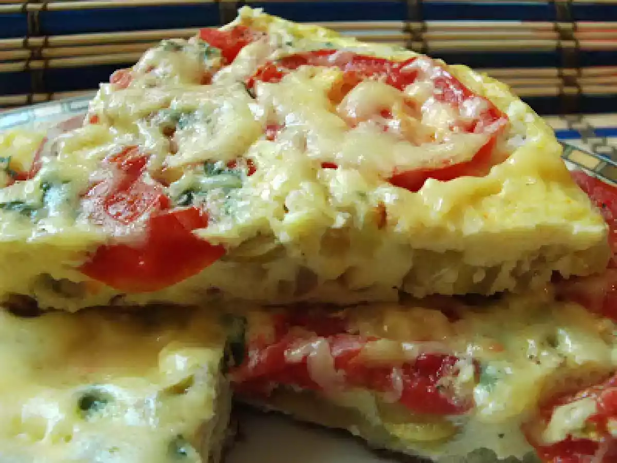 Omleta sora cu pizza - poza 2