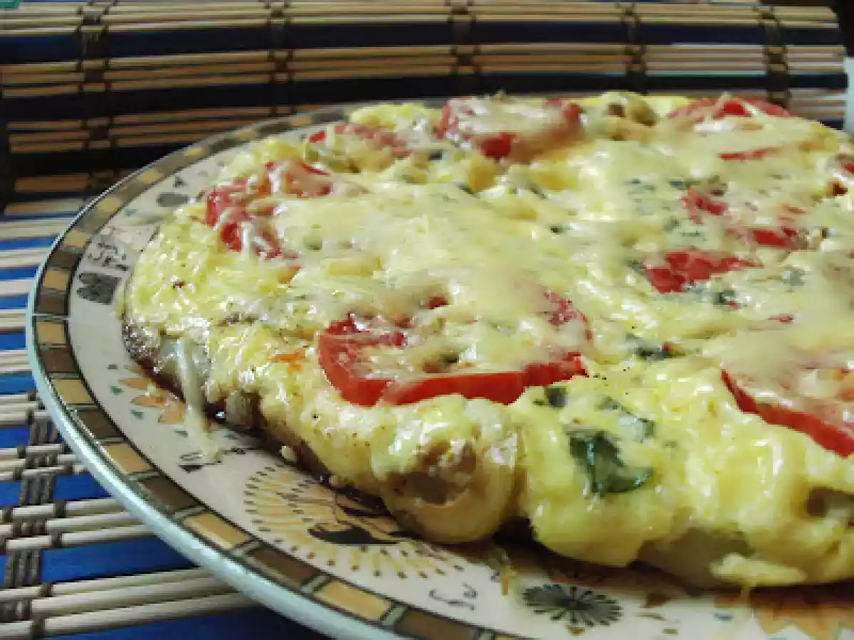 Omleta sora cu pizza - poza 3