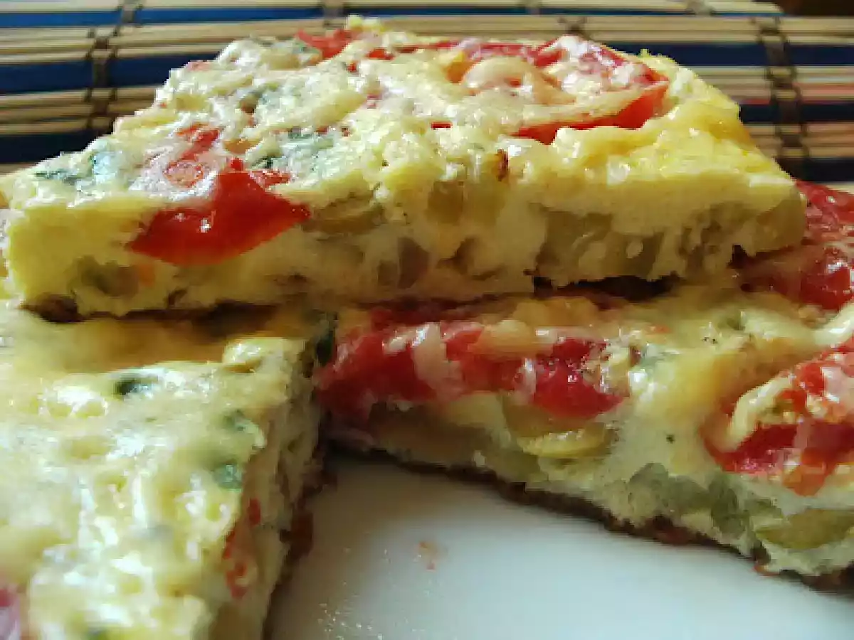 Omleta sora cu pizza - poza 4