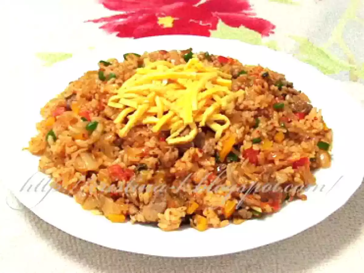 Orez calit cu kimchi