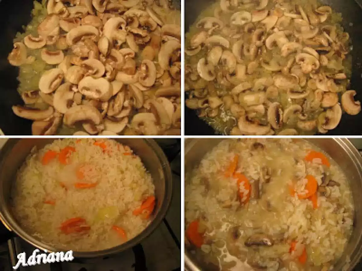 Orez cu ciuperci si pui - poza 3