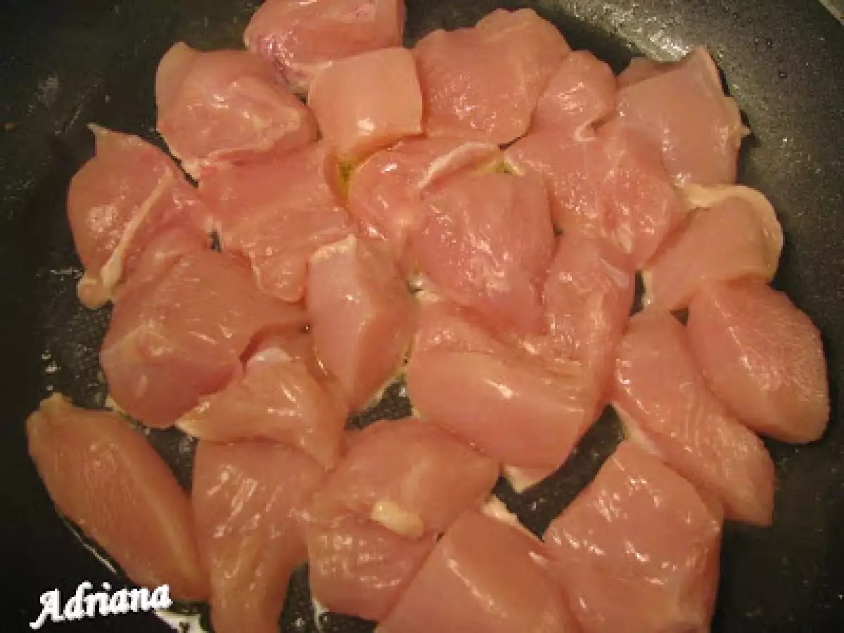 Orez cu ciuperci si pui - poza 4