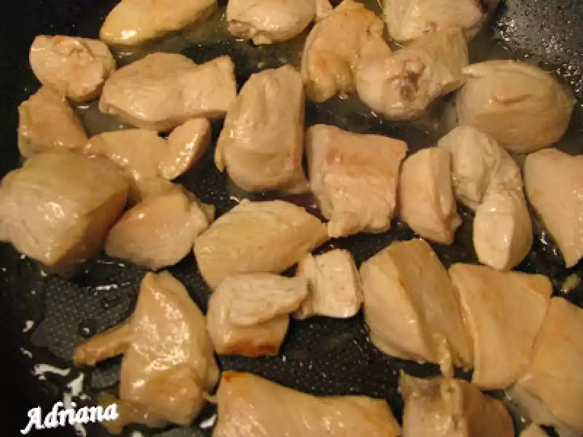 Orez cu ciuperci si pui - poza 5