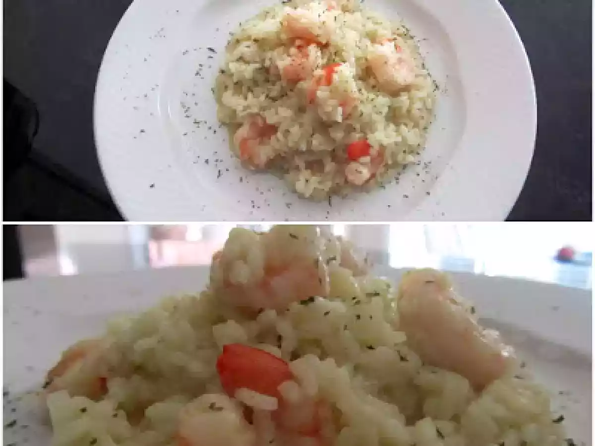 OREZ CU CREVETI/RICE WITH SHRIMP/RISOTTO AI GAMBERETTI