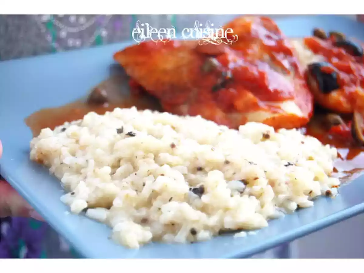 Orez cu lamaie si menta