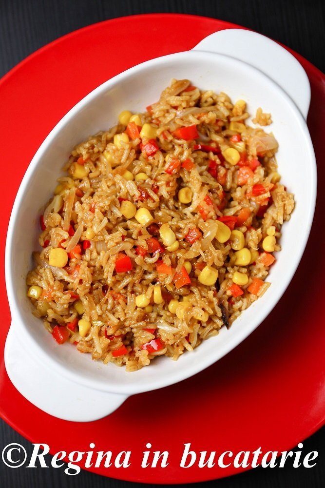 Orez cu legume Rețetă Petitchef