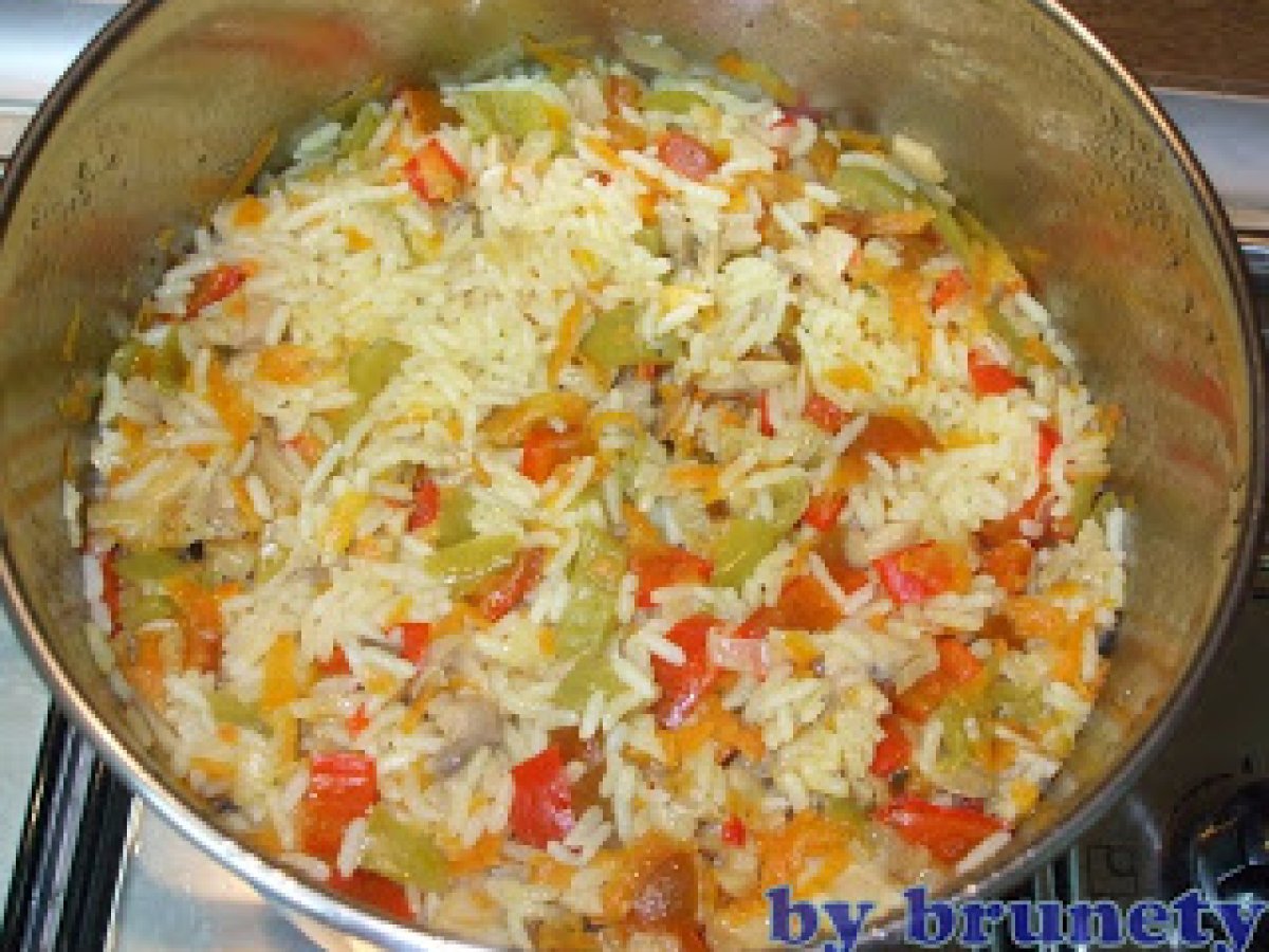 Orez cu legume Rețetă Petitchef