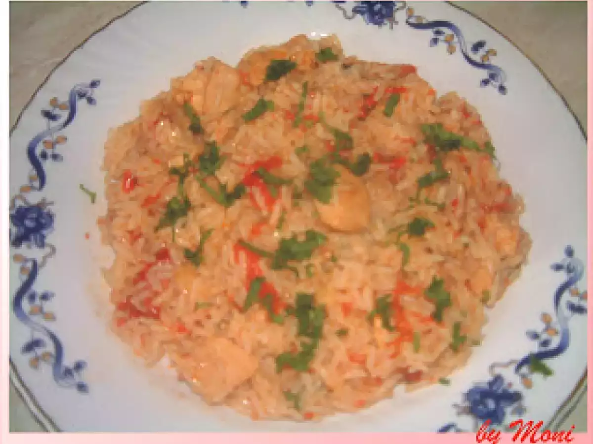 OREZ CU PIEPT DE PUI SI ARDEI COPTI - poza 2