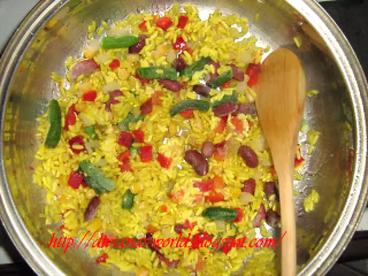 OREZ MEXICANA CU CARNE DE PUI LA CUPTOR - poza 5