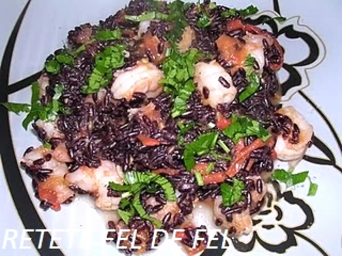 OREZ NEGRU CU CREVETI