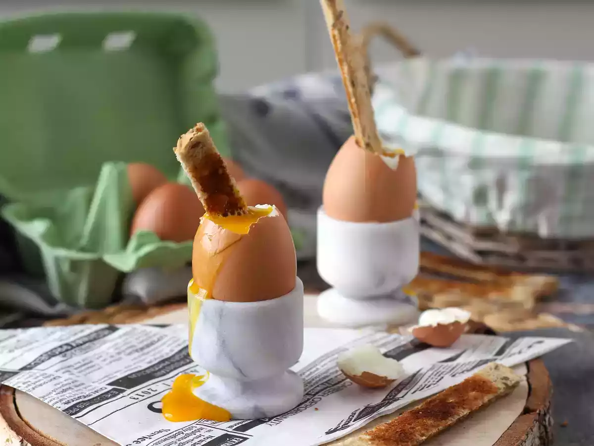 Ou fiert moale la Air fryer - poza 3