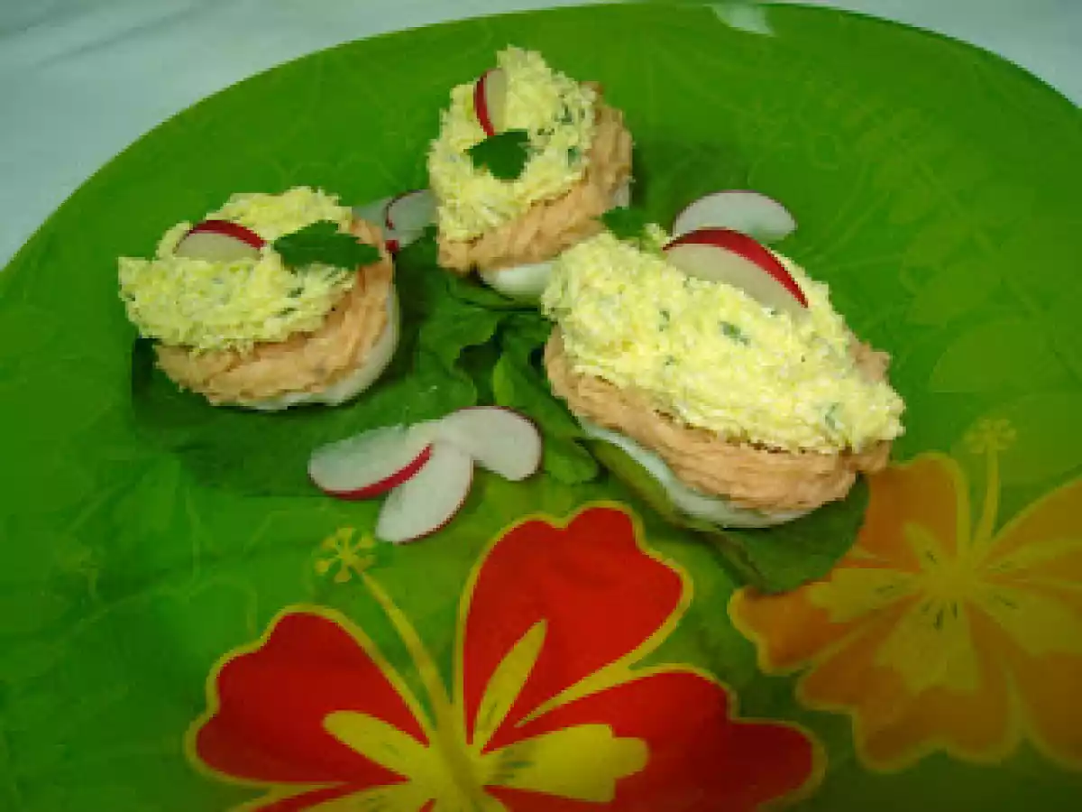 Oua umplute cu somon - poza 8