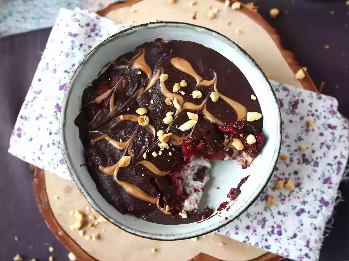 Ovăz cu fructe roșii și ciocolată, un mic dejun sănătos și sățios! - poza 3