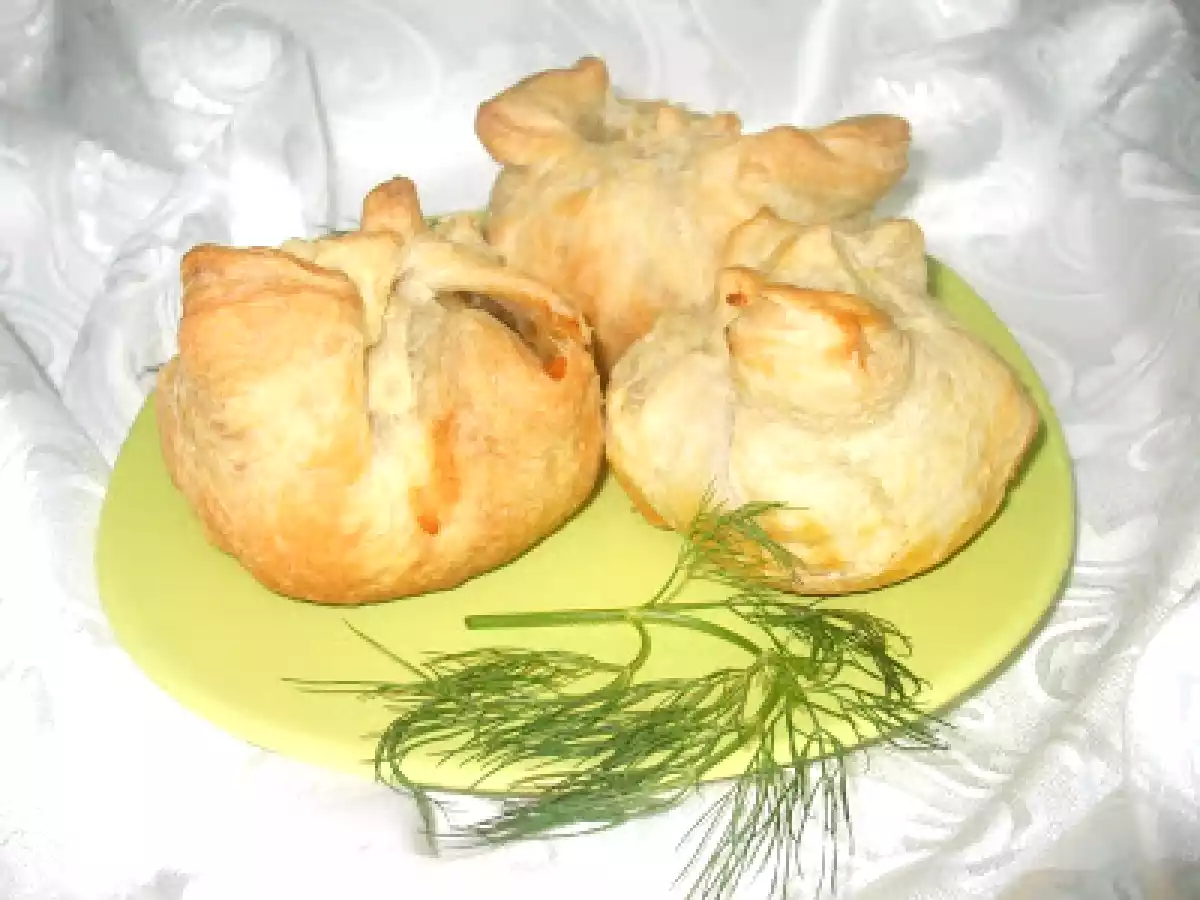 PACHETELE CU CIUPERCI SI PIEPT DE PUI - poza 2