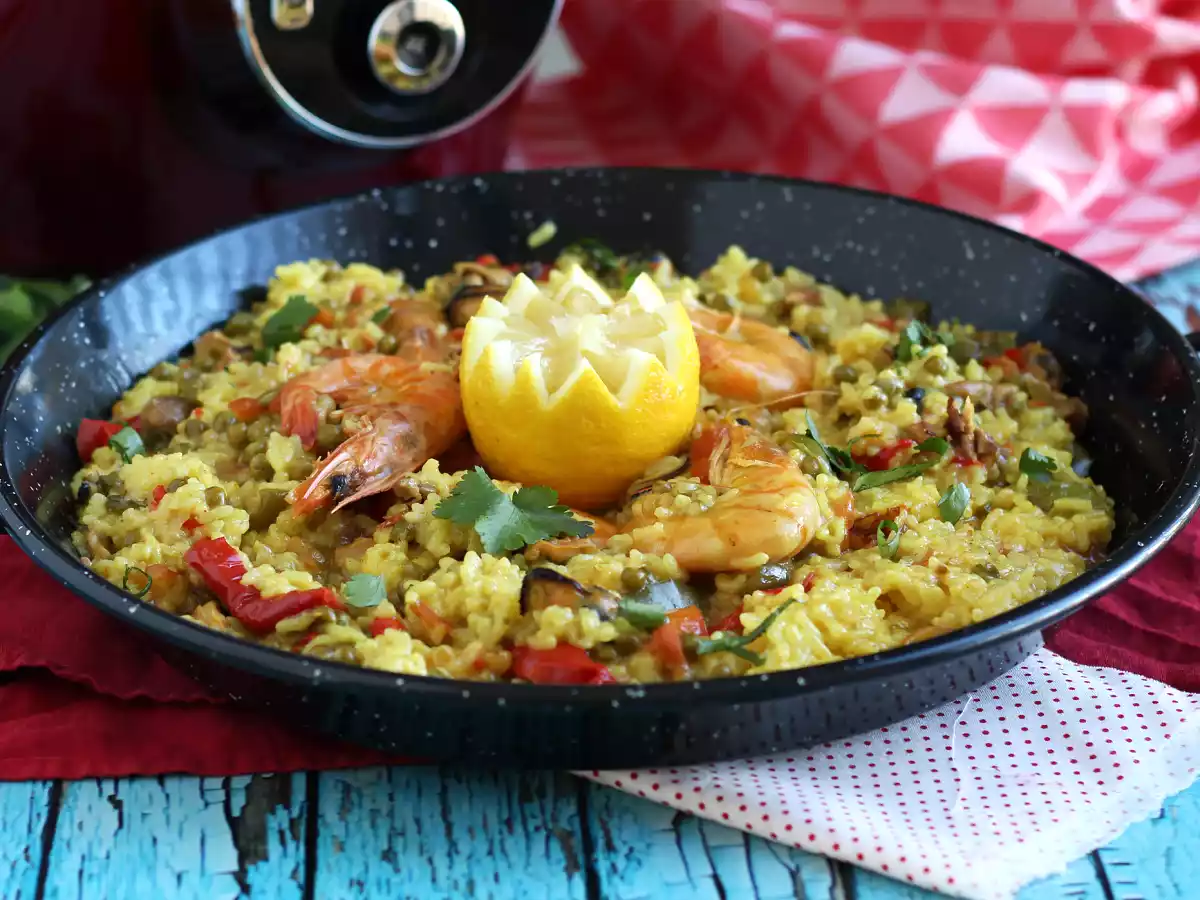 Paella super rapida la Multicooker Cookeo - poza 4