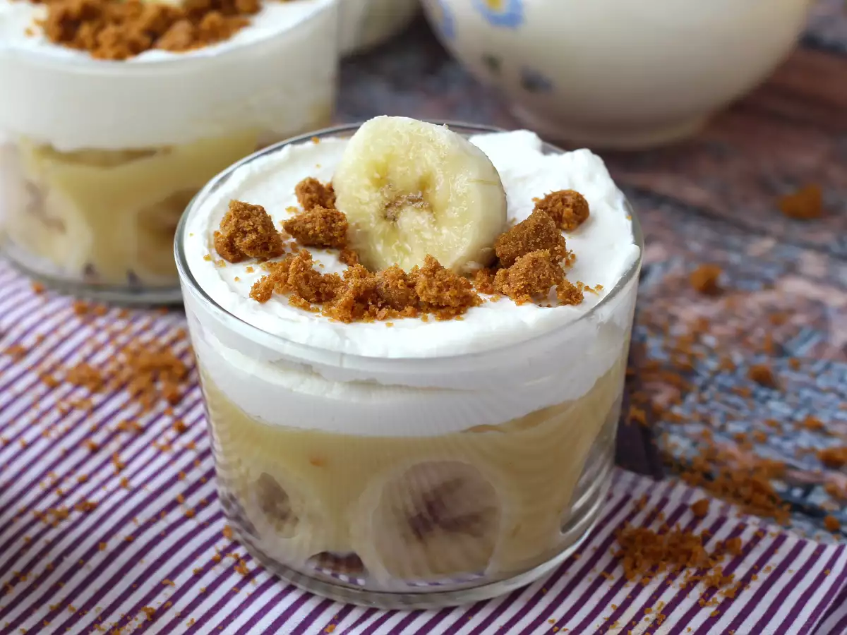 Pahare în stil Banoffee, pentru fanii de banane și caramel - poza 4