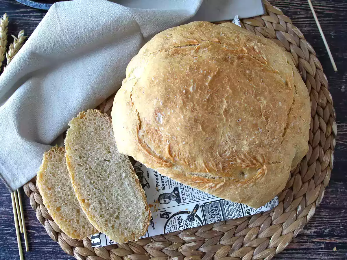 Pain cocotte - Pâine în cratița de fontă emailată - poza 2