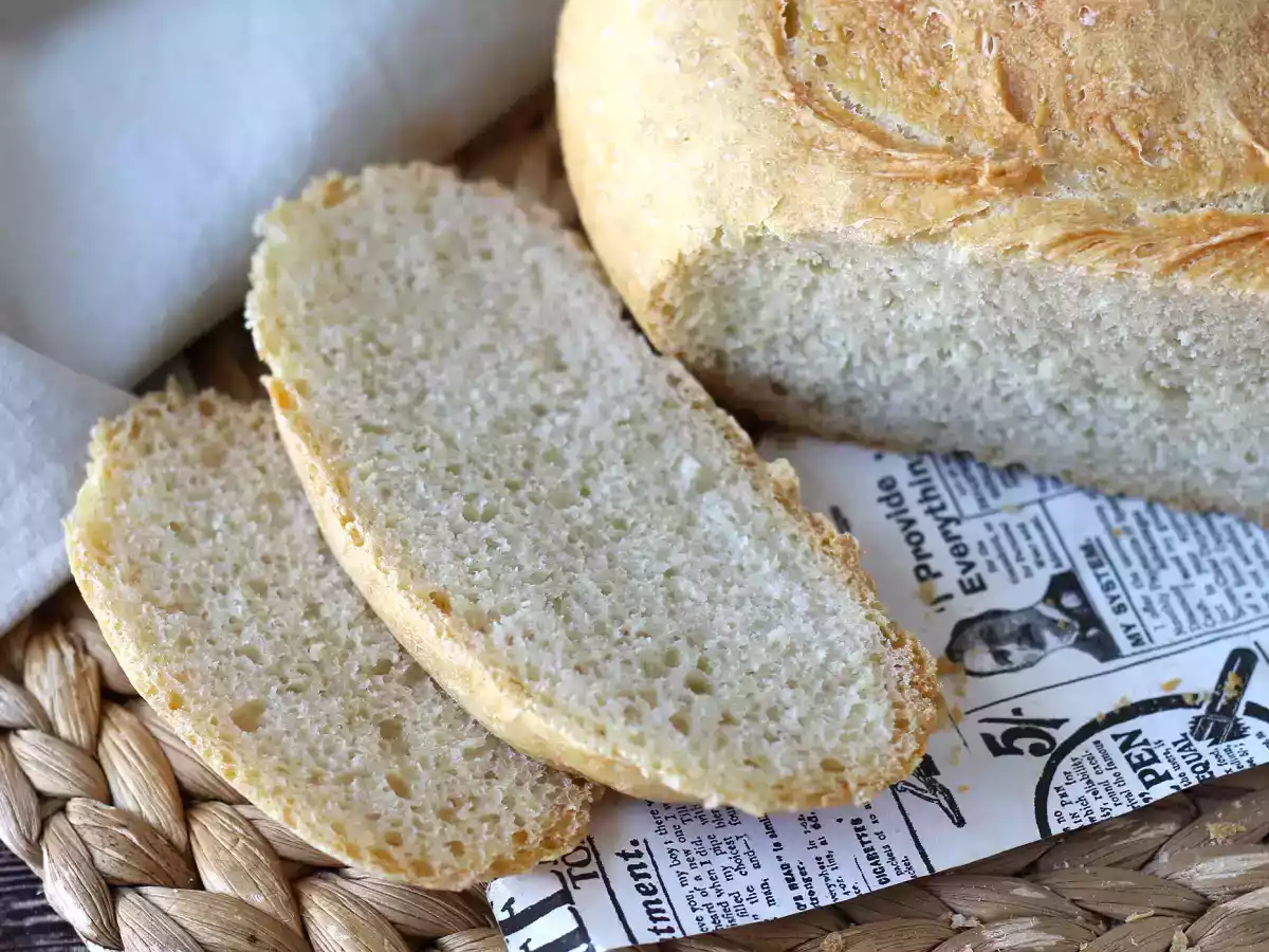 Pain cocotte - Pâine în cratița de fontă emailată - poza 6