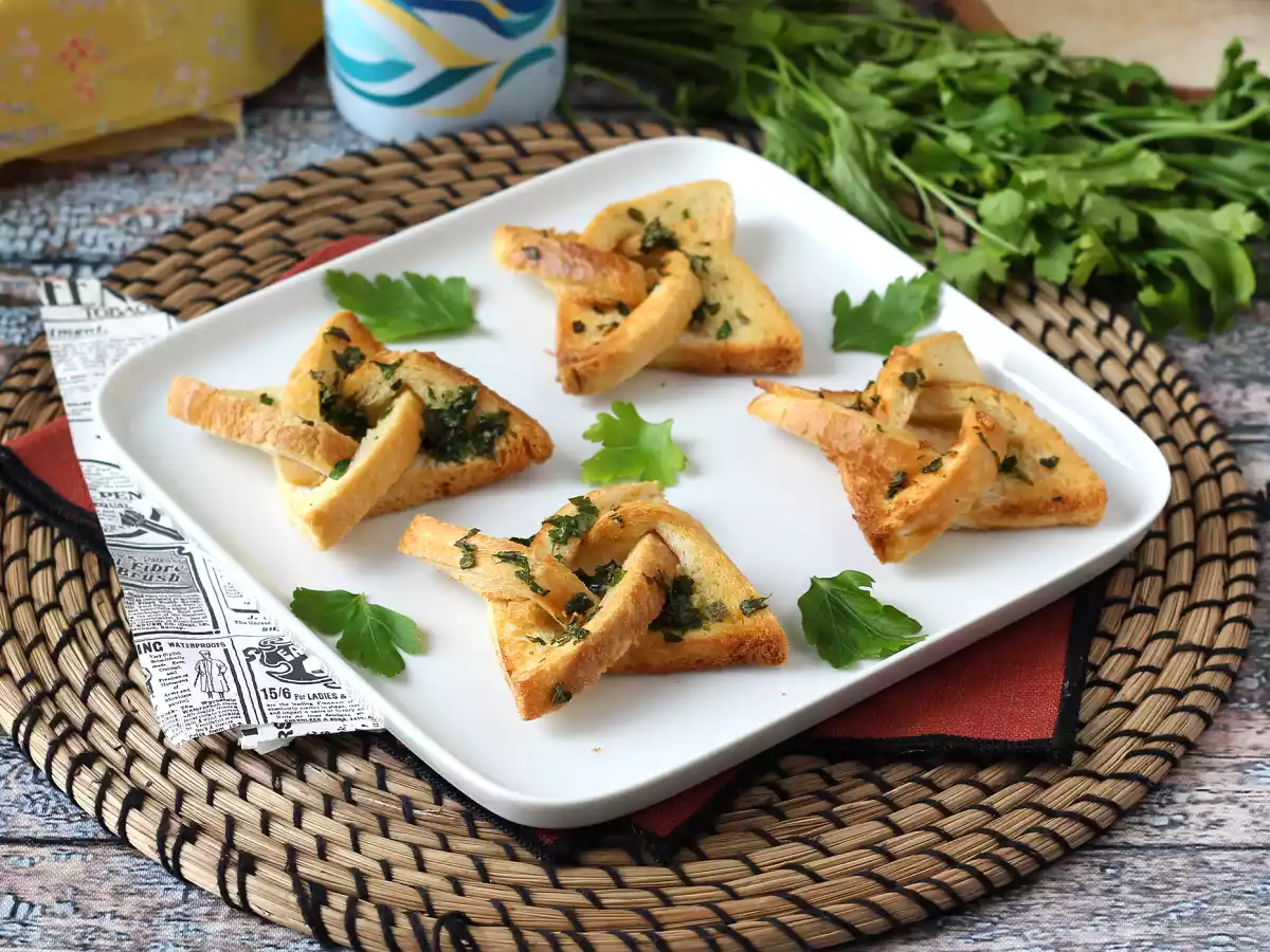 Pâine cu usturoi în stil stea - poza 7