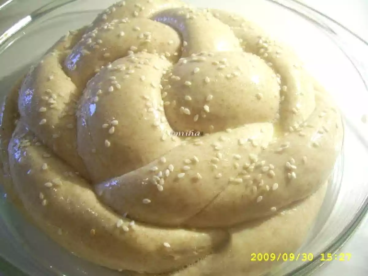 Paine rotunda impletita - poza 6