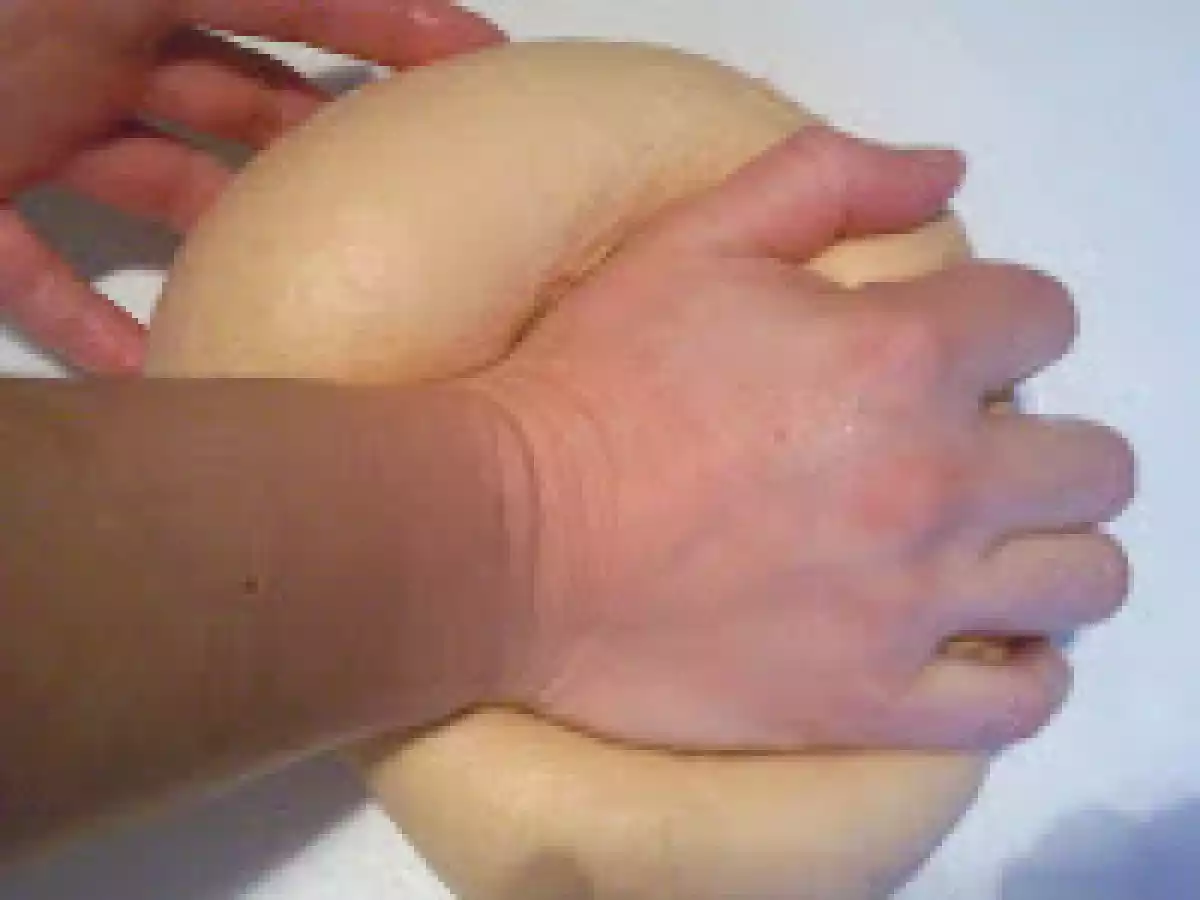 PAINE UMPLUTA CU CASCAVAL SI CRENVUSTI VEGETALI / - poza 4