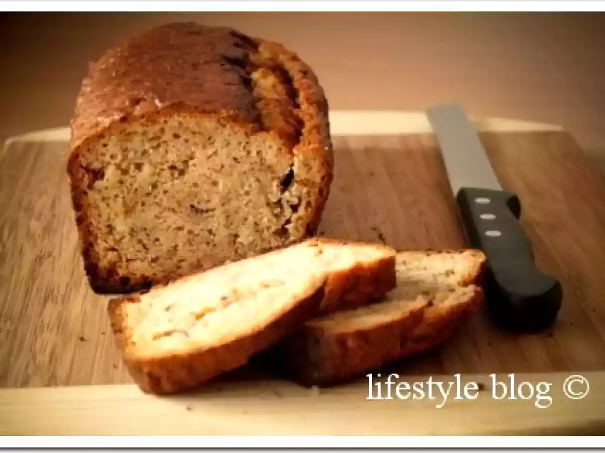 Painica (chec) cu banane / Banana bread