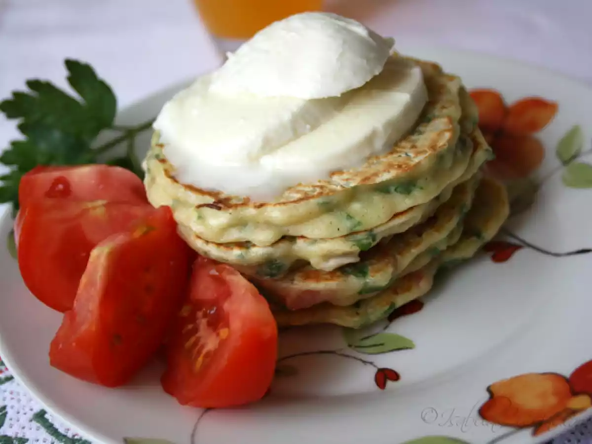 Pancakes cu bacon si patrunjel - poza 2